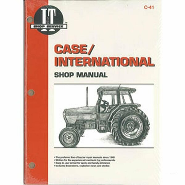 Aftermarket Shop Manual I&T C-41 Fits Case International Fits Case IH 5120 5130 5140 C41
